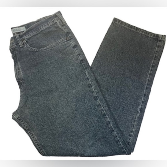 Lee Relaxed Fit Straight Leg Stone Wash Denim Jeans, [Men’s 36x32] 100% Cotton - Picture 2 of 6